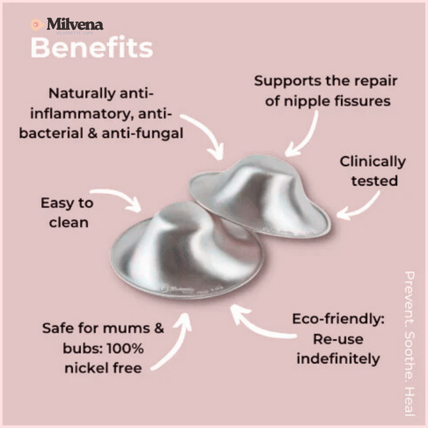 Milvena™ Breastfeeding Relief Cups